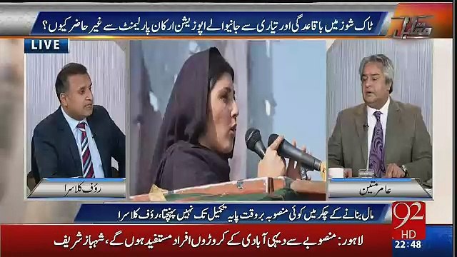 Rauf Klasra Shah Mehmood Qureshi Aur Aysha Gulalai Par Baras Pary