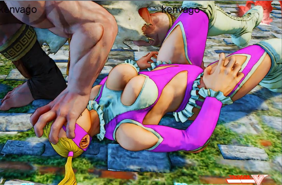 super street fighter 5 V (Ryona),Necalli super attak mortal on r Mica,slow motion