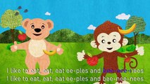 Apples & Bananas - English Nursery Rhymes HD