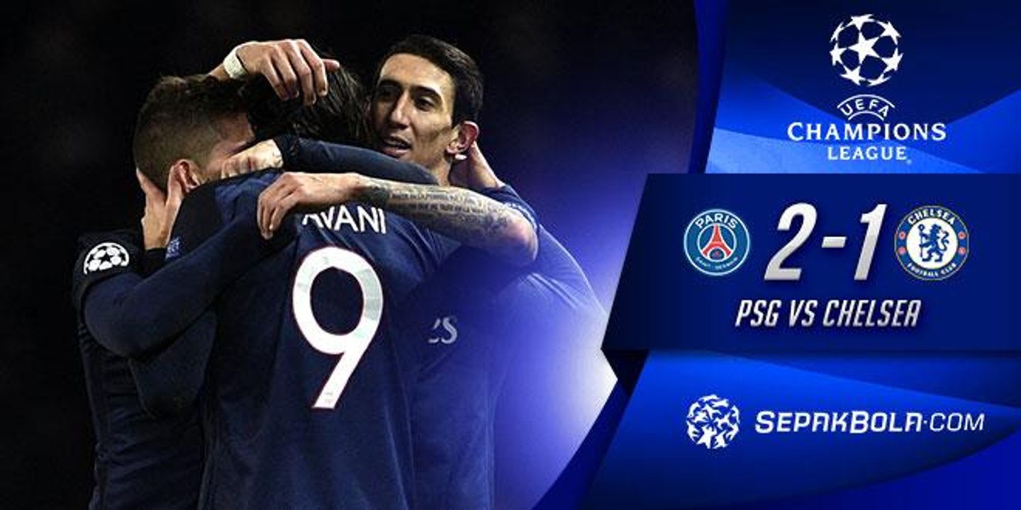 PSG 2-1 Chelsea (Goal Edinson Cavani) UEFA Champions League Highlights - Round of 16 - 1st Leg 16/02/2016