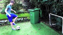 50 Football Bin Shots In Less Than 3 Minutes