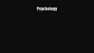 Read Psychology Ebook Free
