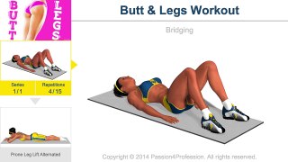 Butt & Legs Workout - No Music