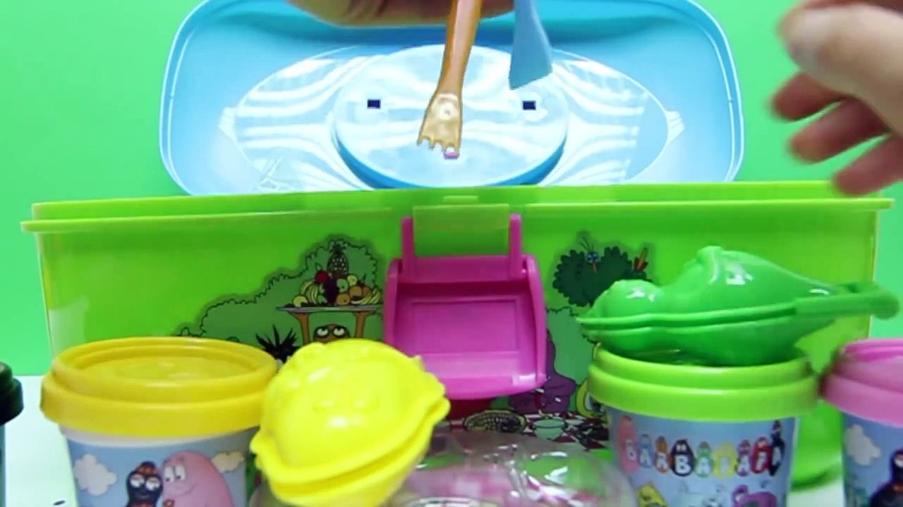 Play Doh Barbapapa Molds and Shapes Carry Case Play Dough Picnic Set Barbapapá Barbapapa Family