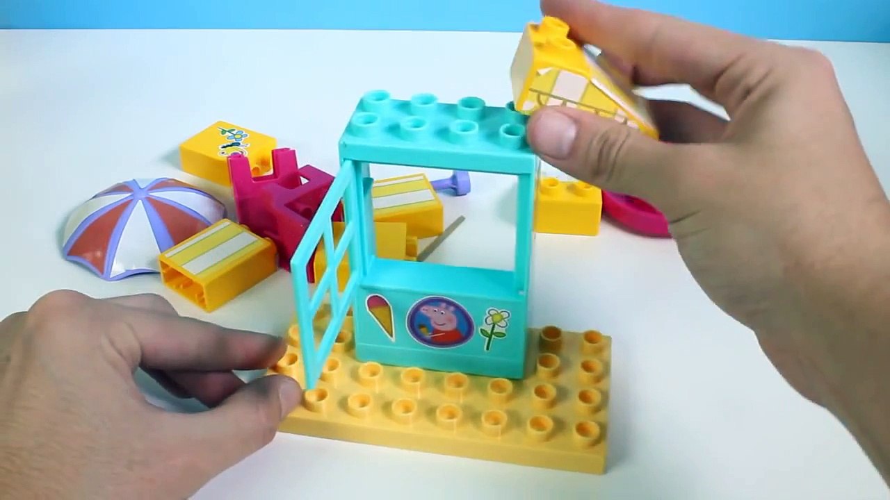 Peppa Pig Ice Cream Parlor Building Toys Play Doh Rainbow Ice Cream DIY La Heladería de Peppa Pig