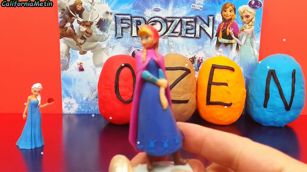 Play Doh Surprise Eggs FROZEN Disney
