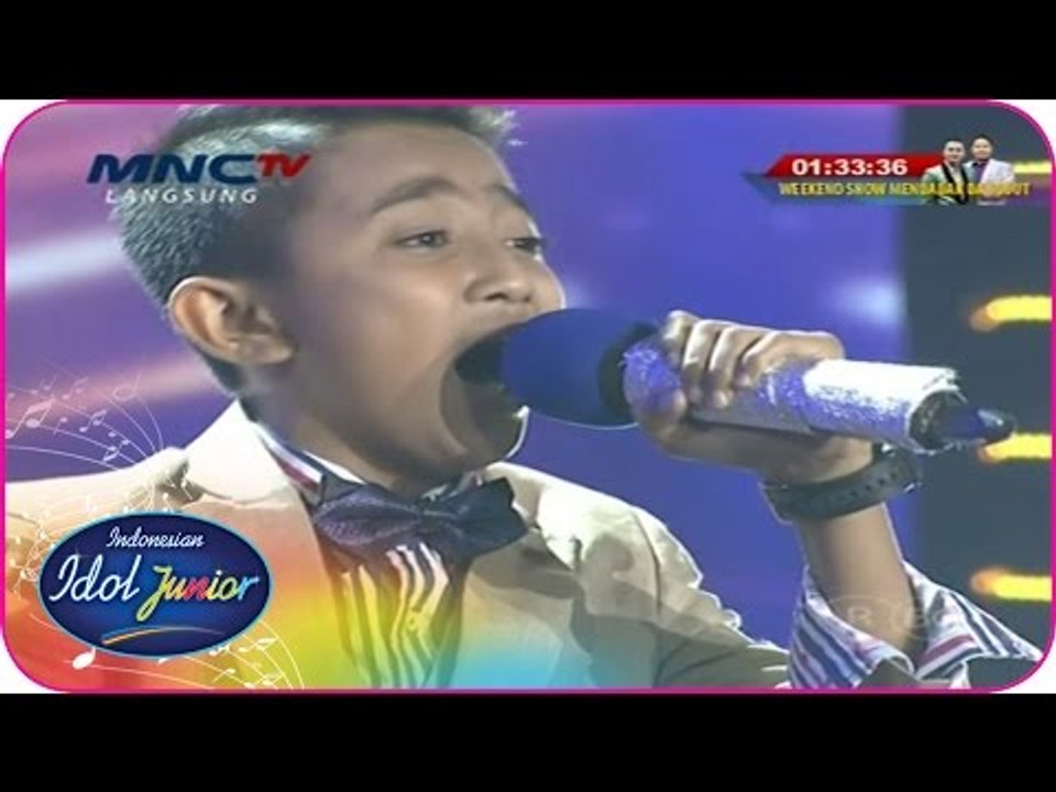 RIAN - ANDAI AKU BISA/SEPERTI YANG KAU MINTA (Chrisye) - Spektakuler Show 9 - Indonesian Idol Junior