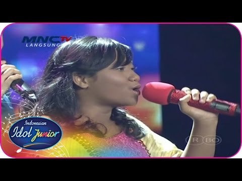 MARIA - MENUNGGU (Ridho Rhoma) - Spektakuler Show 8 - Indonesian Idol Junior