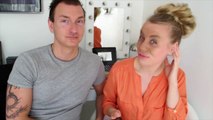 Boyfriend does my makeup   Boyfriend beauty test | Min pojkvän sminkar mig