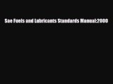 PDF Sae Fuels and Lubricants Standards Manual:2000 PDF Book Free