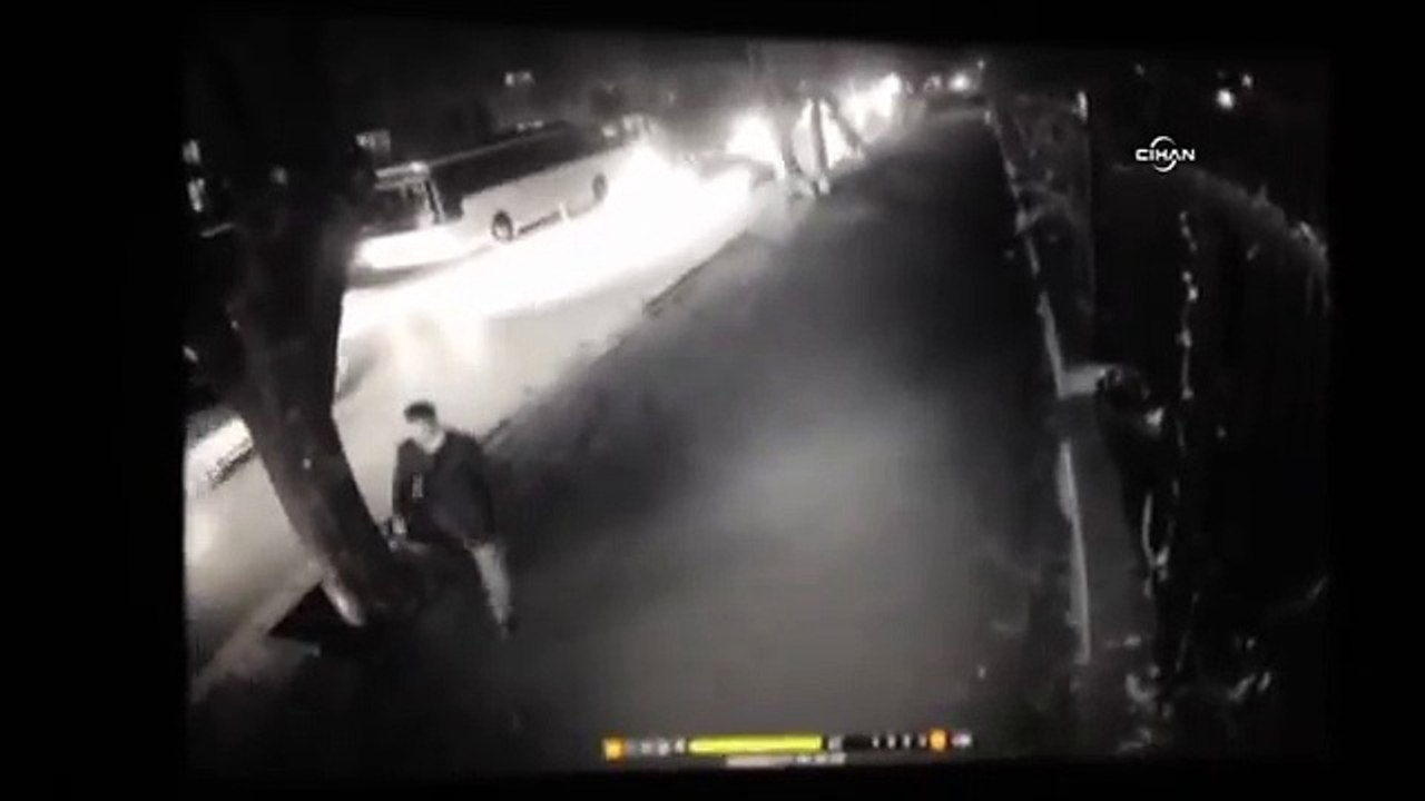 Patlama anı güvenlik kamerasında