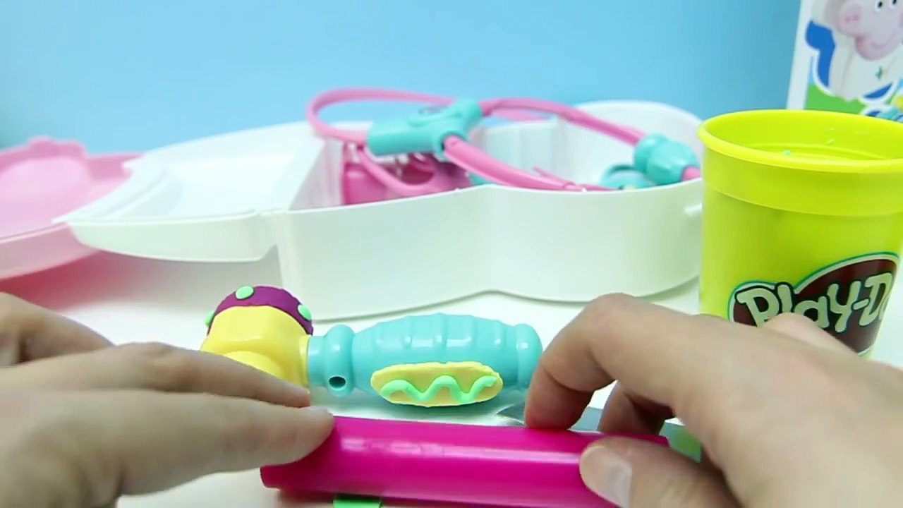 Peppa Pig Doctor Kit Play Doh Nurse Peppa Pig Medic Case - Kit Médico de Doctora Peppa PlayDough