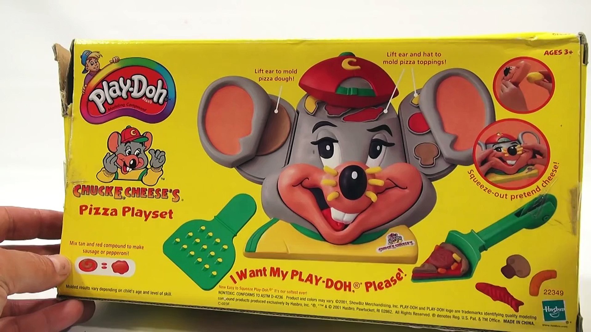 chuck e cheese play doh