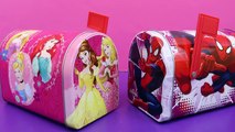 Disney Princess Mailbox SURPRISE TOYS Elsa Anna BFFs Spiderman & Fashems by DisneyCarToys