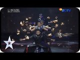 Combination of Fire & Traditional Dance by Flame  - SEMIFINAL 2 - Indonesia's Got Talent