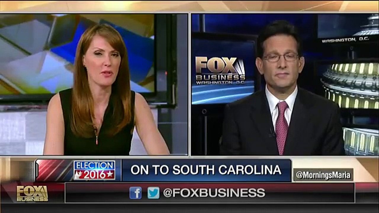 Cantor: Clearly Jebs been the only one to take on Donald Trump