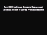 [PDF] Excel 2010 for Human Resource Management Statistics: A Guide to Solving Practical Problems