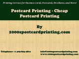 Postcard mailer printed & mailed by USPS