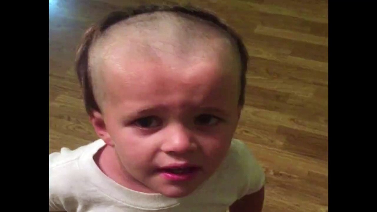 Little Boy Gives Himself A Hilarious Haircut
