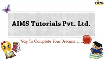 Aims Tutorials Pvt. Ltd. Overview