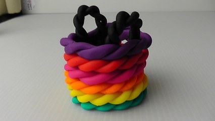 Playdoh Rainbow Basket - Make One Using Playdough