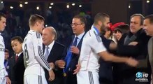 Cristiano Ronaldo Ignores Michel Platini at_the Awards the Club World Cup Ceremony