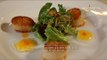 Hell's Kitchen at Home #1 - Pan Seared Scallops & Sunny Quail Eggs with Petite Salad by Chef Juna