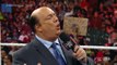 Paul Heyman reminds Roman Reigns what's really at stake at WWE Fastlane- Raw, February 15, 2016 -