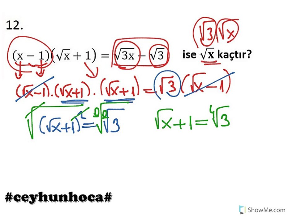 2016 YGS Tadında Matematik 11-15