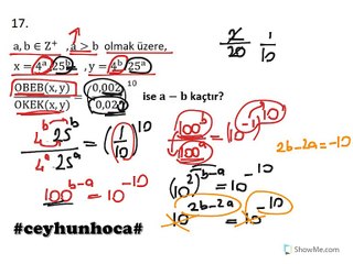 2016 YGS Tadında Matematik Denemesi 16-20