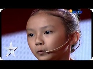 9th-Year-Old Girl with Amazing Whistling Skill - Helen Renata - AUDITION 7 - Indonesia's Got Talent