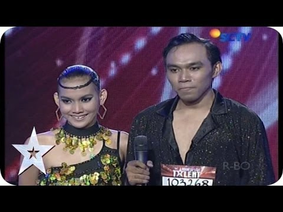 Latin Dance by Ade & Gabriella - AUDITION 7 - Indonesia's Got Talent