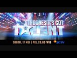 This Saturday On Indonesia's Got Talent! Don't Miss it!