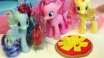 My Little Pony and Peppa Pig Mini Pizzeria Play Doh Pizza MLP Chef Toys Review