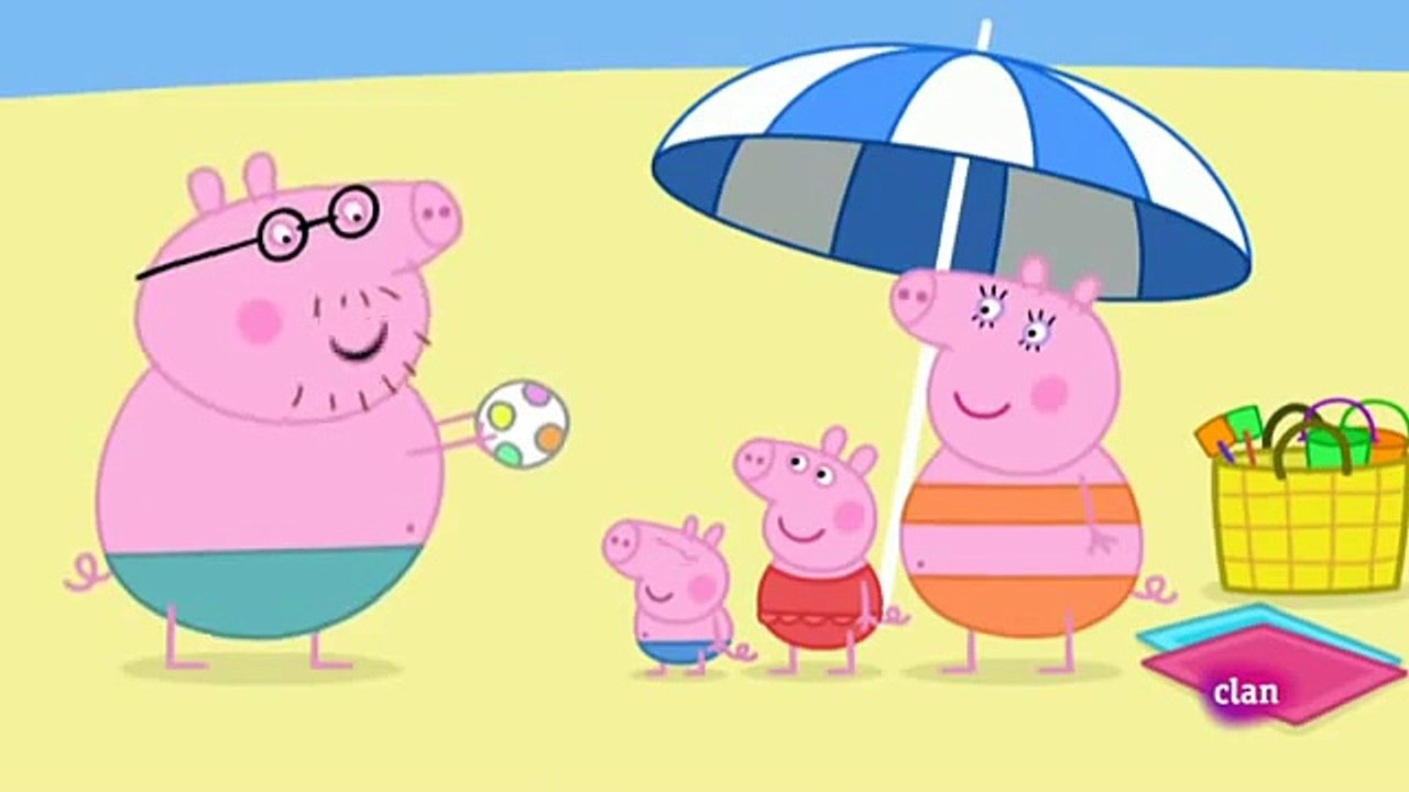 Pepa Pig Español En la playa video Dailymotion