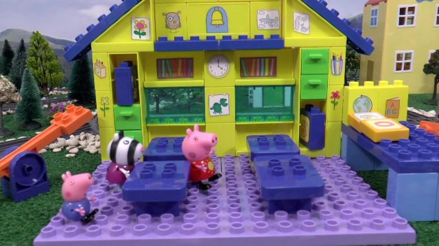 Peppa Pig English Episode Duplo New School ABC 123 Play Doh Thomas and Friends Juguetes de Peppa