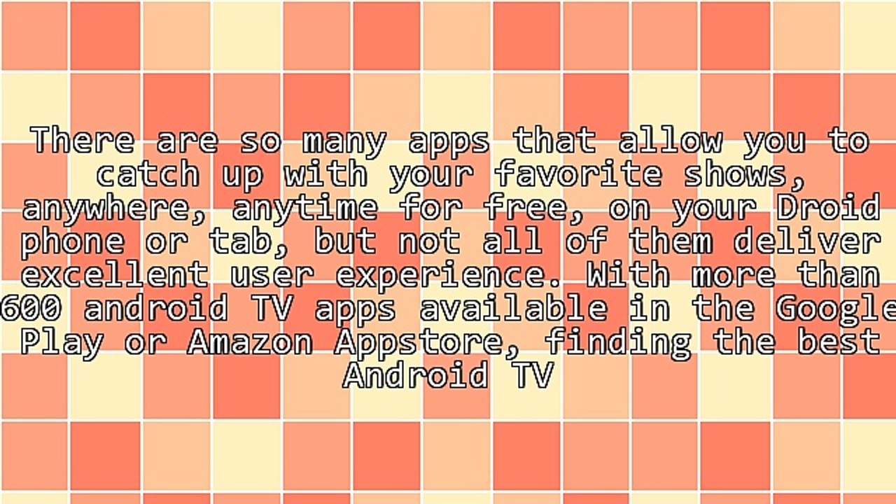 Unlimited TV Watching Right on Your Palms