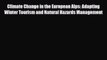 [PDF] Climate Change in the European Alps: Adapting Winter Tourism and Natural Hazards Management