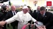 Pope Francis falls pulled by fans and loses his cool!