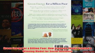 Download PDF  Green Energy for a Billion Poor How Grameen Shakti Created a Winning Model for Social FULL FREE