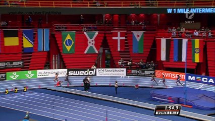 Genzebe Dibaba 413.31 - Smashes Indoor Mile WORLD RECORD 2016