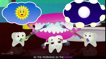 Brush Your Teeth Song _ Good Habits Nursery Rhymes For Children