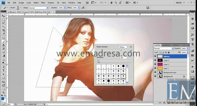 Adobe Photoshop Tutorials in URDU for Picture effect, Photoshop Black Belt Training Course