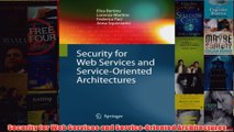 Download PDF  Security for Web Services and ServiceOriented Architectures FULL FREE