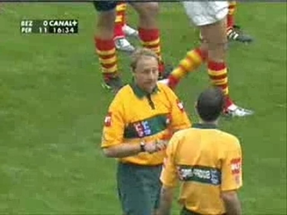 Bagarre Rugby Usap Perpignan - Béziers