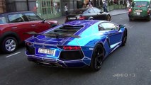 Arab Supercar Invasion in London 918 Spyder, Chrome SLR, Aventadors, Veyrons and More!