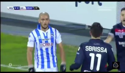 ابرز لمسات الليبي " احمد بن علي " في مباراة  بيسكارا وفيتشينزا 1-1 في الدوري الايطالي الدرجة الثانية