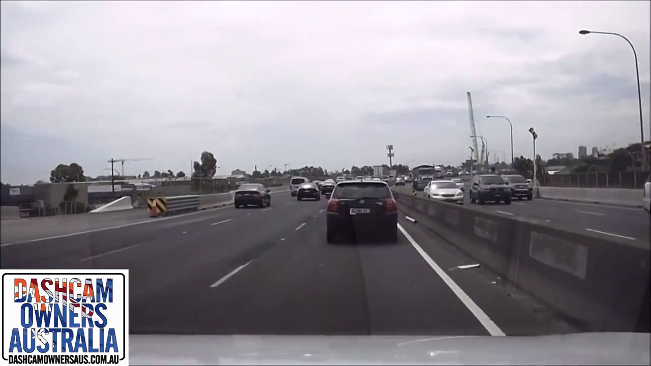 Car Rolls on M4 Motorway Sydney