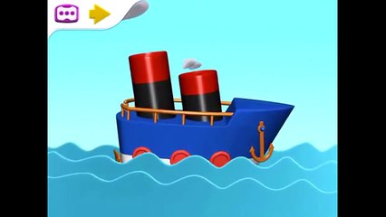 Çizgi film Gemi (Build and Play Ship) Конструктор Кораблик