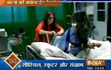 Vidhya Ko Pagalkhane Se Bachane Ke Liye Meera Ne Ki Hospital Mein Haatha Payi 18th February 2016 Saath Nibhaana Saathiya